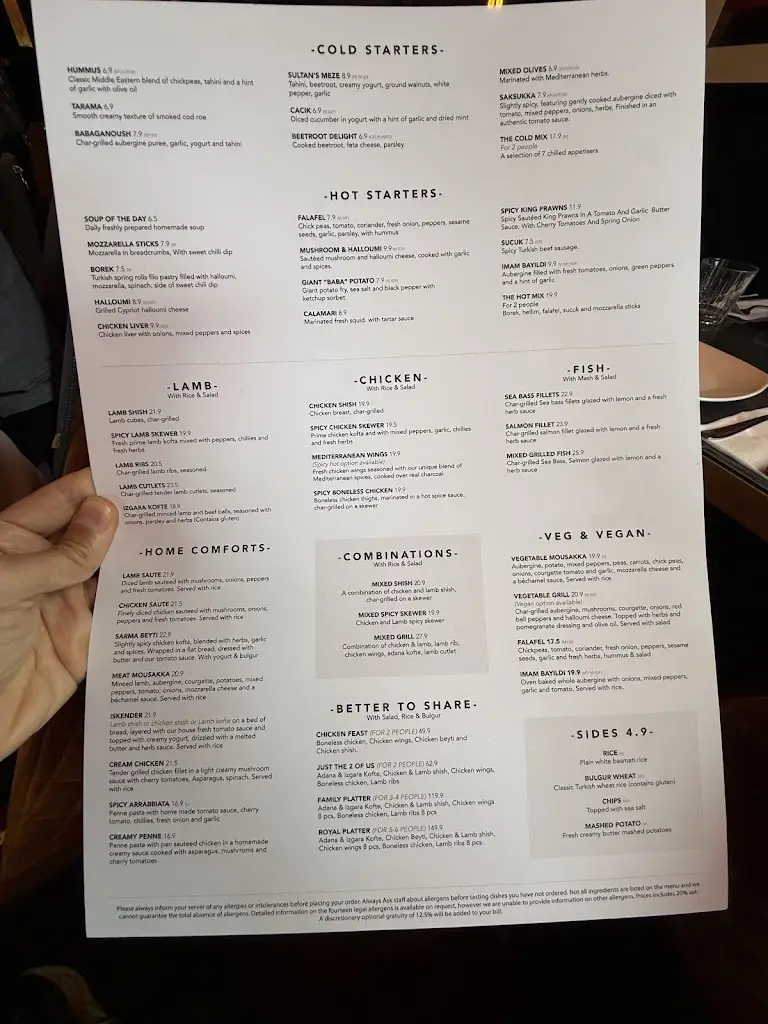 Menu_Izgara restaurant_Edgware_image_1