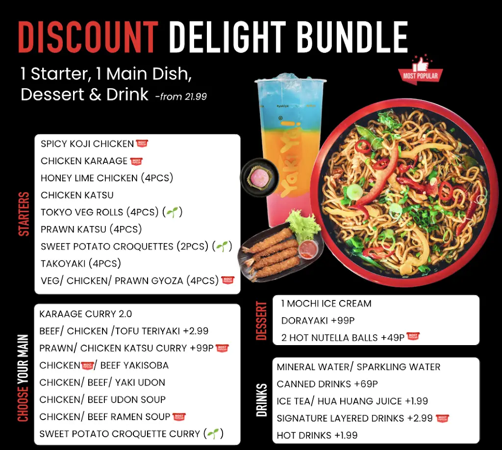 Menu_Yaki Ya! Edgware Station_Edgware_image_3