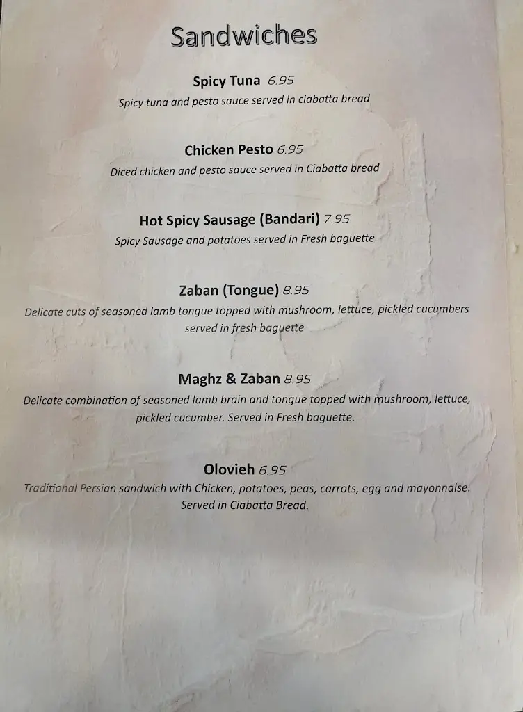 Menu_The Brunch Suite_Edgware_immagine_3