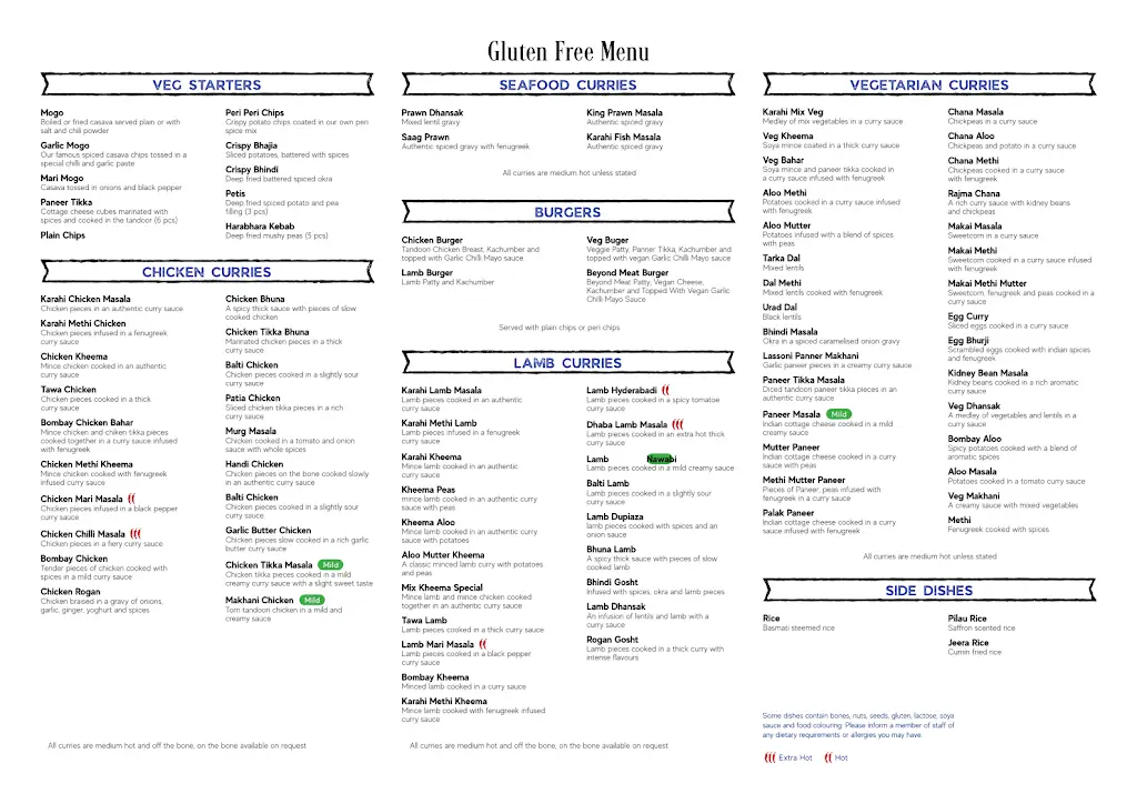 Menu_The Regency Club_Edgware_image_3