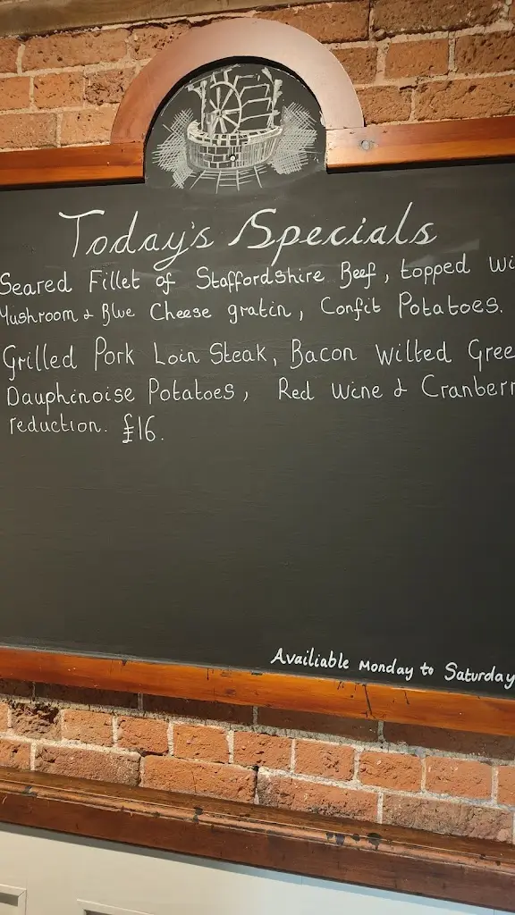 Menu_The Mill at Worston_Eccleshall_image_2