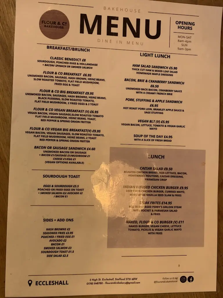 Menu_Flour & Co Bakehouse_Eccleshall_image_3