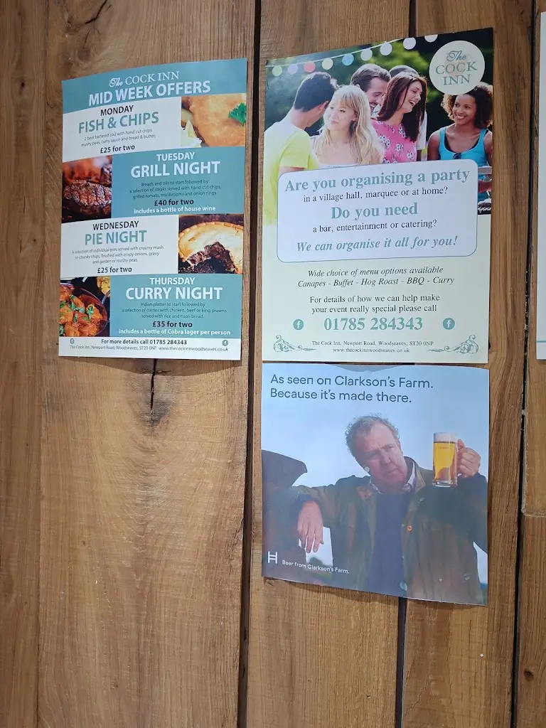 Menu_The Cock Inn_Eccleshall_imagen_4