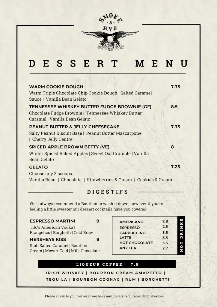 Menu_Smoke & Rye_Eccleshall_imagen_2