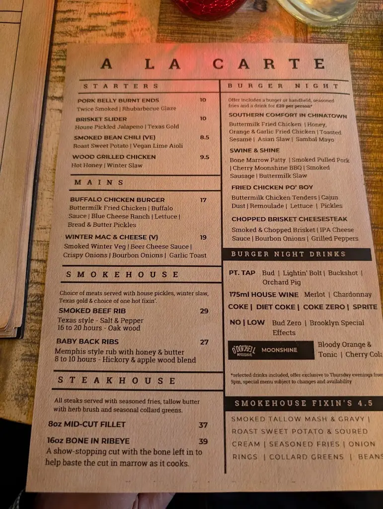 Menu_Smoke & Rye_Eccleshall_imagen_4