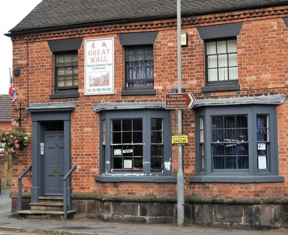 Great Wall restaurant in Eccleshall