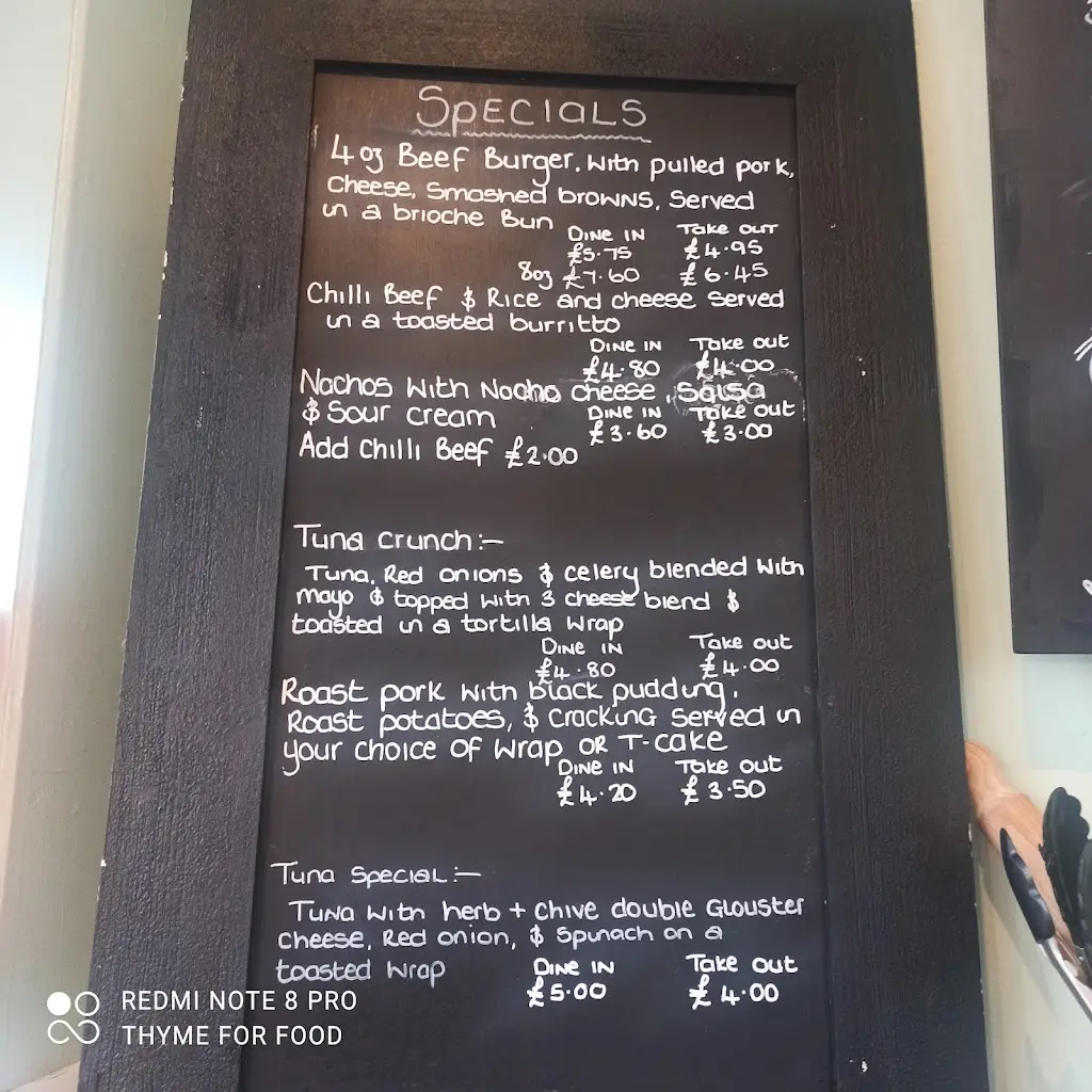 Menu_Thyme for food café & Events_Elland_image_1