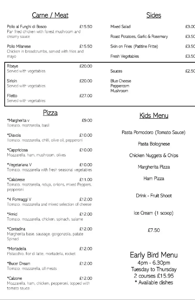 Menu_2Amici Hollywell Green_Elland_imagen_2