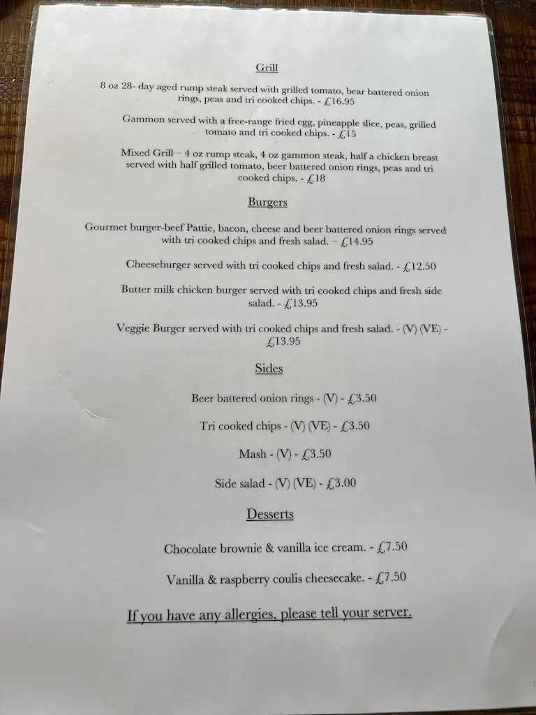 Menu_The Boot & Shoe, Elswick_Elswick_image_3