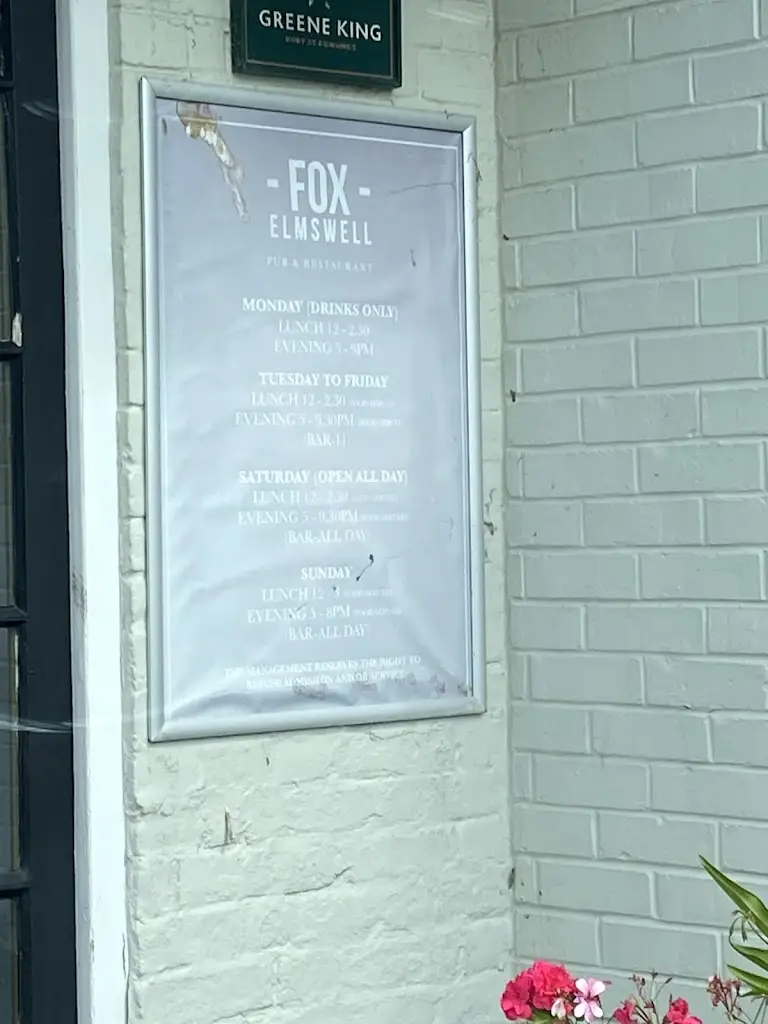 gemma skipper_Fox Pub_Elmswell_review
