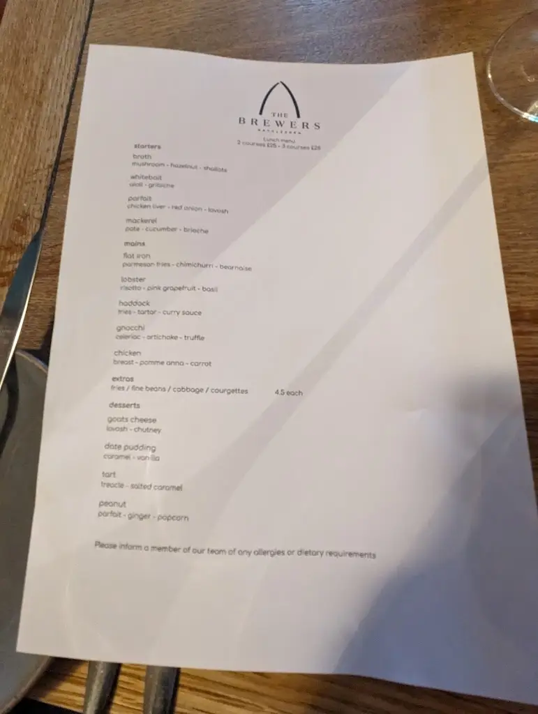 Menu_The Brewers_Elmswell_image_3