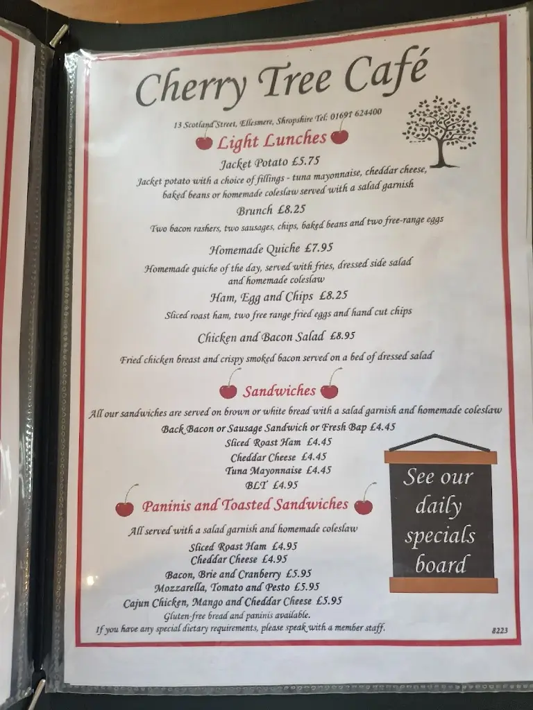 Menu_Cherry Tree Cafe_Ellesmere_immagine_4