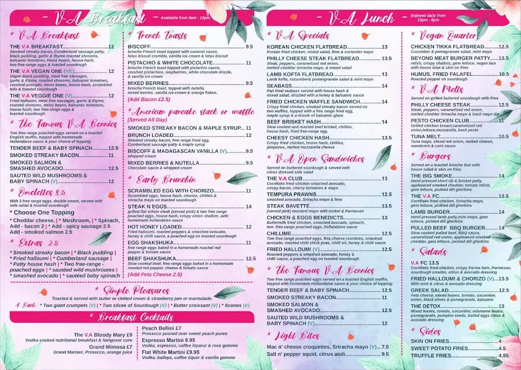 Menu_Vintage Ambiance_Eccles_image_1