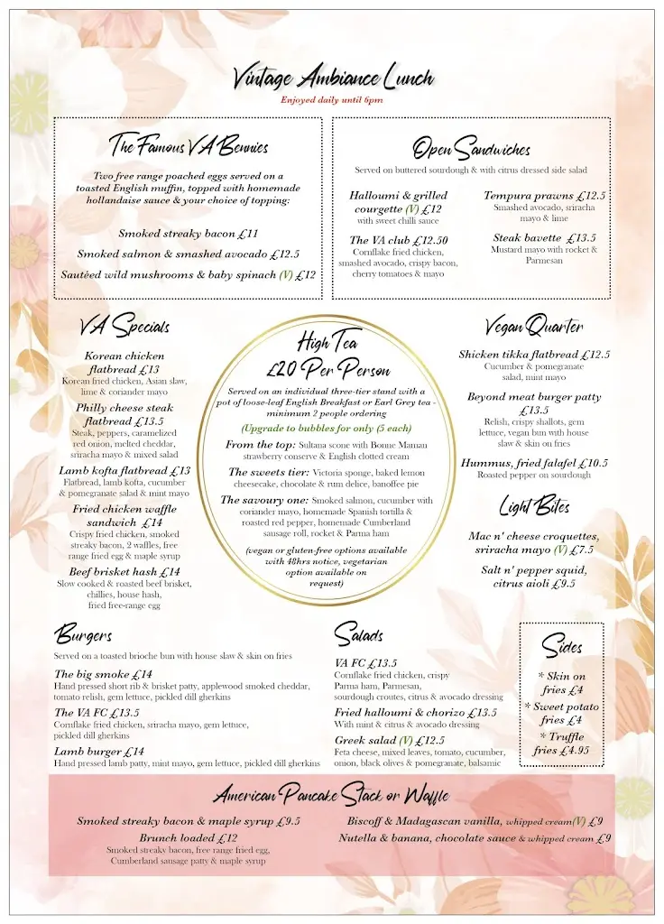 Menu_Vintage Ambiance_Eccles_image_2