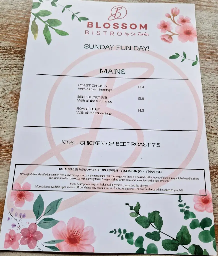 Menu_Blossom Bistro by La Turka_Eccles_image_3