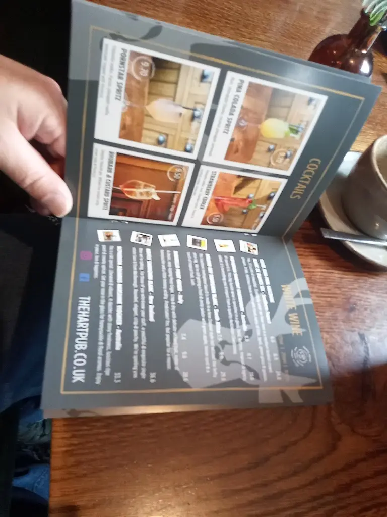 Menu_The Hart at Headless Cross_Astwood Bank_image_4