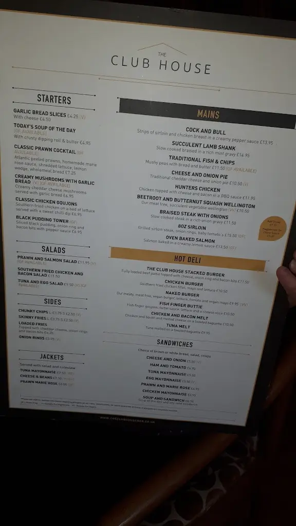 Menu_The Club House_Eccles_image_3