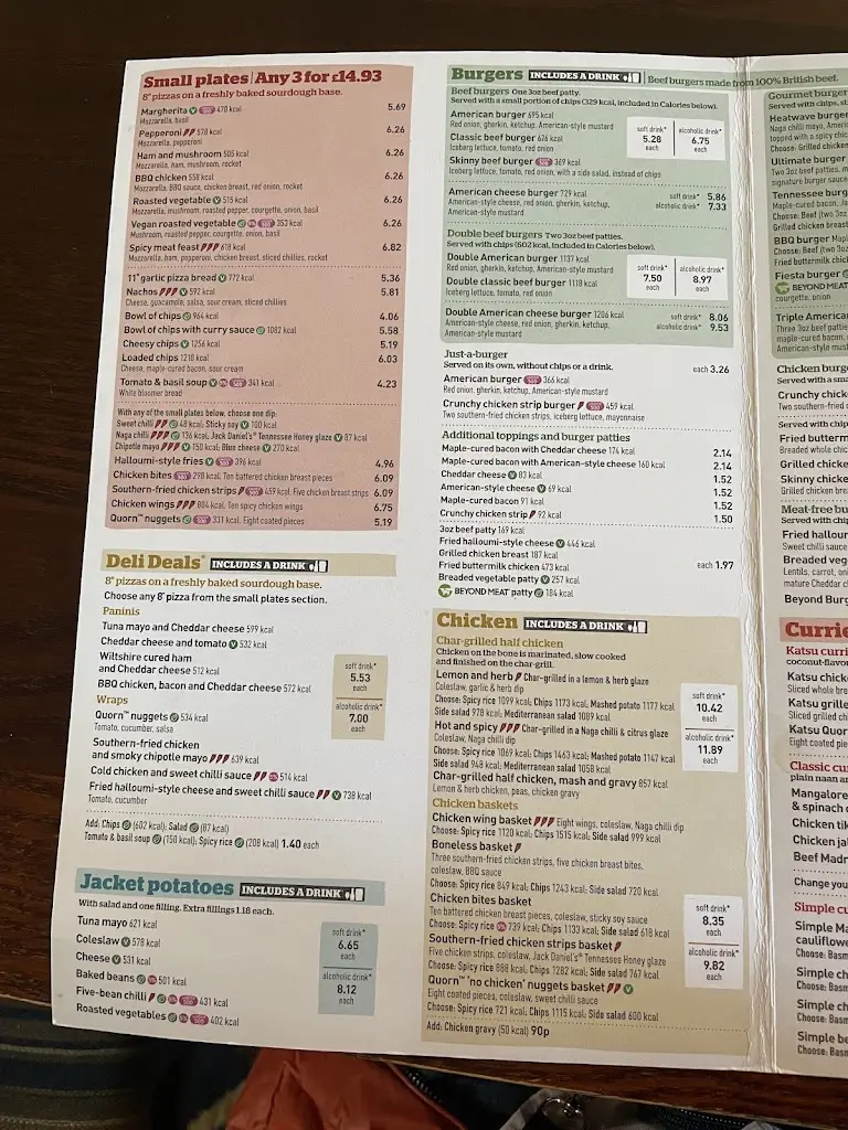 Menu_The Eccles Cross - JD Wetherspoon_Eccles_immagine_3
