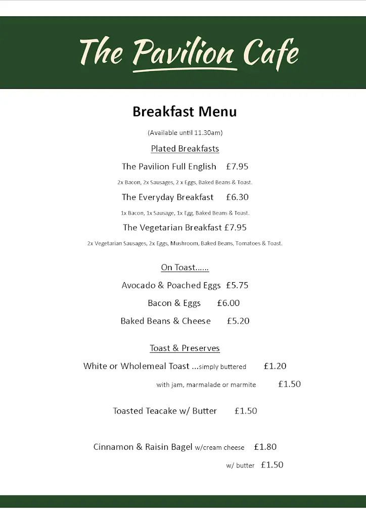 Menu_The Pavilion Cafe_Elstead_image_2