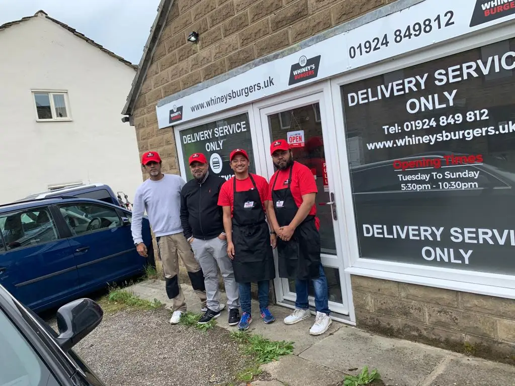 Whineys Burgers restaurant in Emley