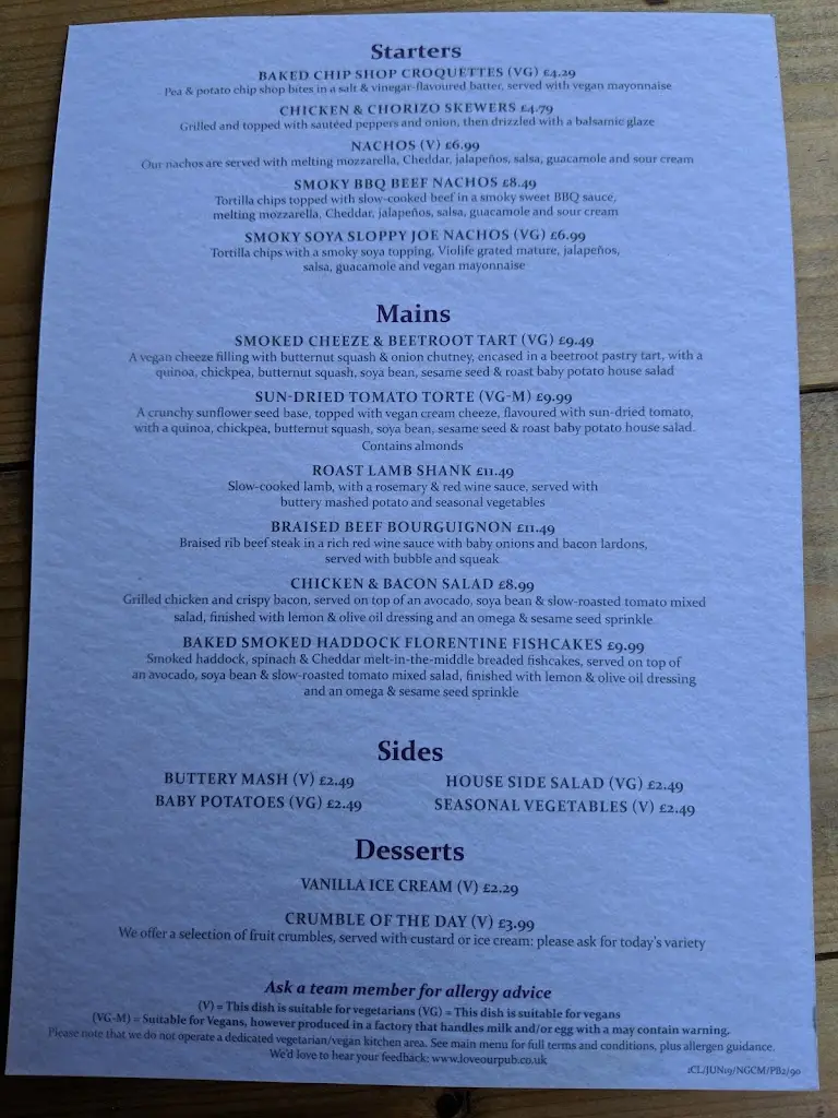 Menu_Crown Egham_Egham_image_4