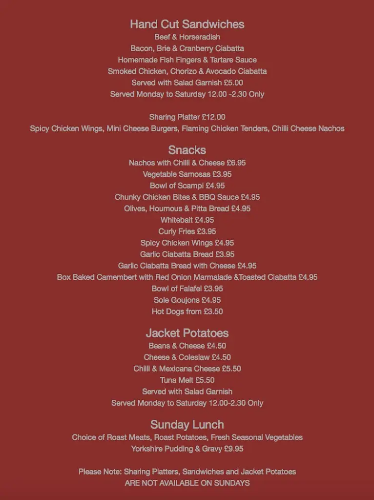 Menu_The Red Lion_Egham_image_4