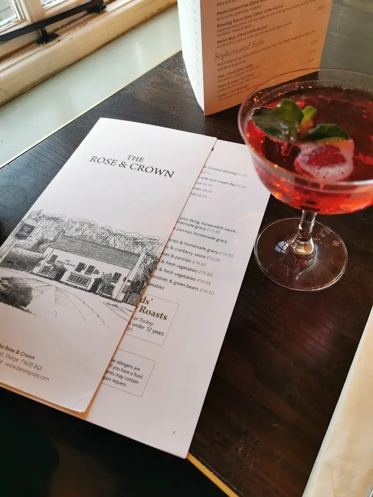 Menu_The Rose & Crown_Egham_immagine_1