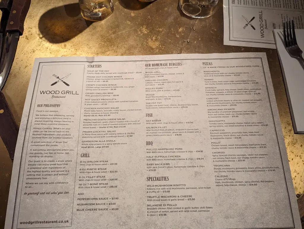 Menu_Wood Grill_Elsenham_image_1