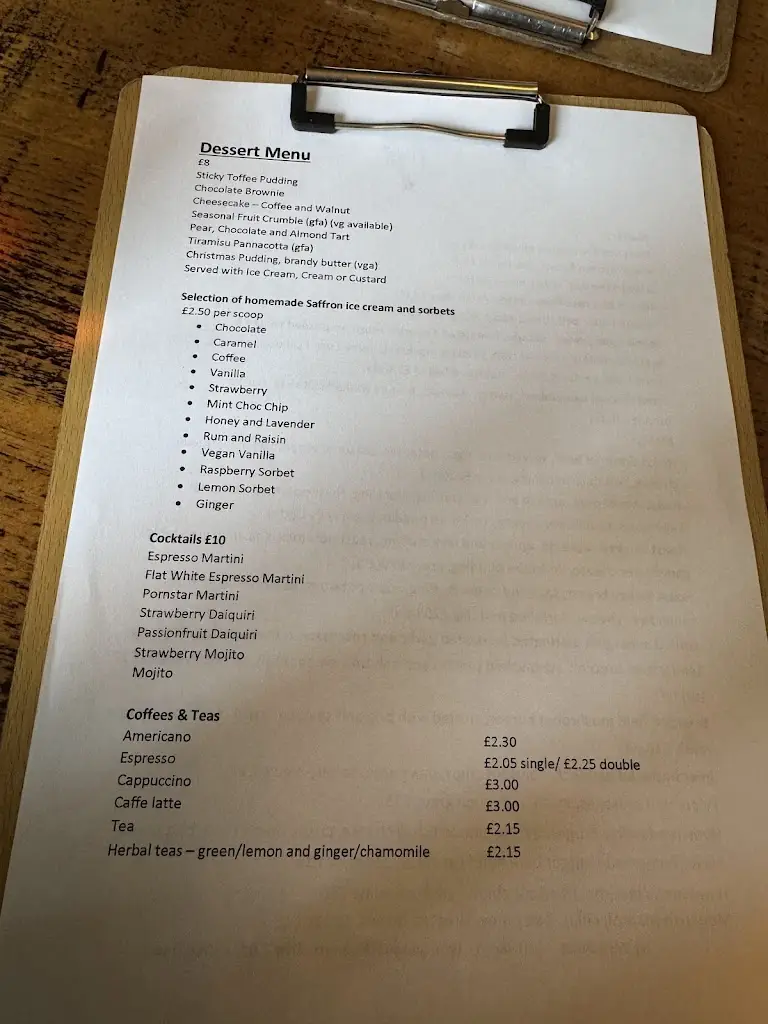 Menu_The Cock Inn_Elsenham_image_2