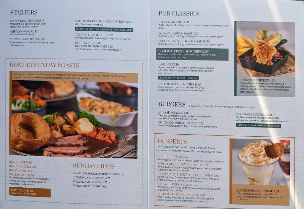 Menu_Waggon & Horses_Eaton Socon_immagine_1