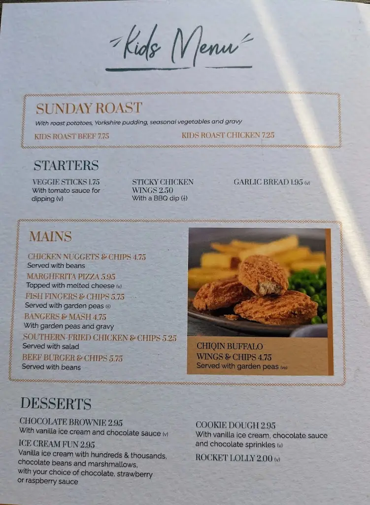 Menu_Waggon & Horses_Eaton Socon_immagine_2