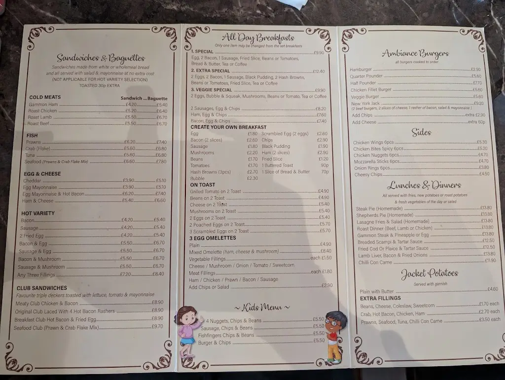 Menu_Ambience Cafe Ltd_Eaton Socon_image_1