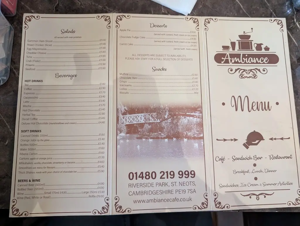Menu_Ambience Cafe Ltd_Eaton Socon_image_2