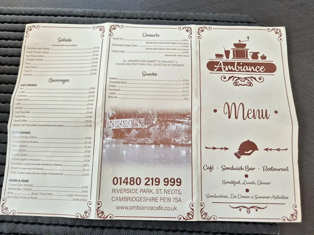 Menu_Ambience Cafe Ltd_Eaton Socon_image_3