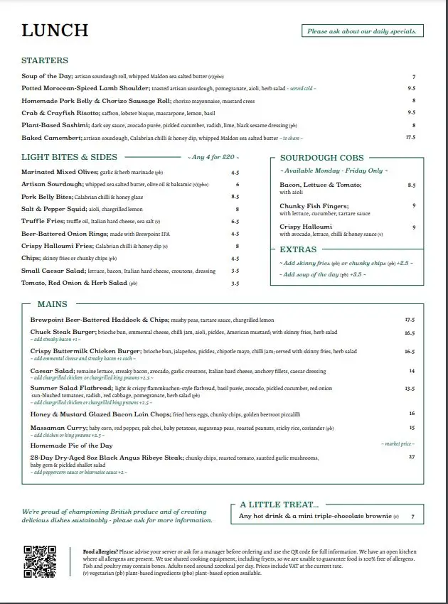 Menu_Eaton Oak, St Neots_Eaton Socon_image_2