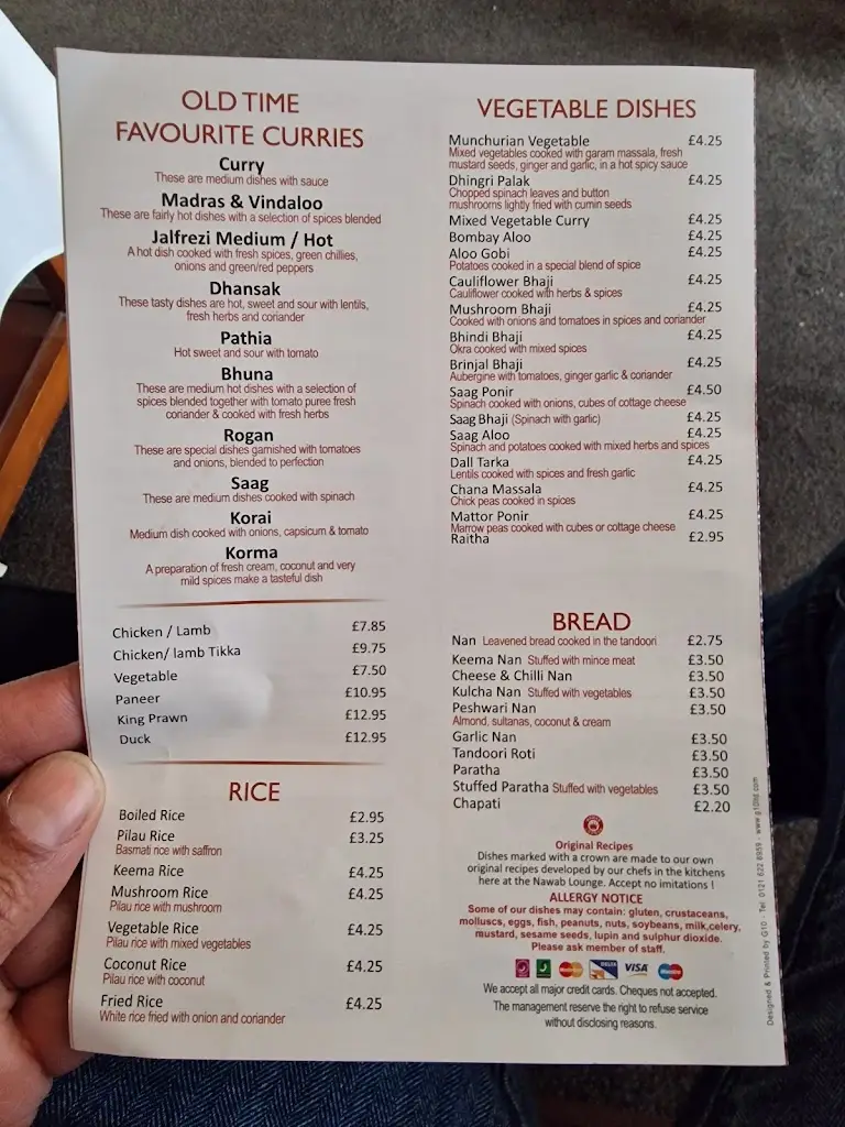 Menu_Nawab Lounge_Eaton Socon_image_1