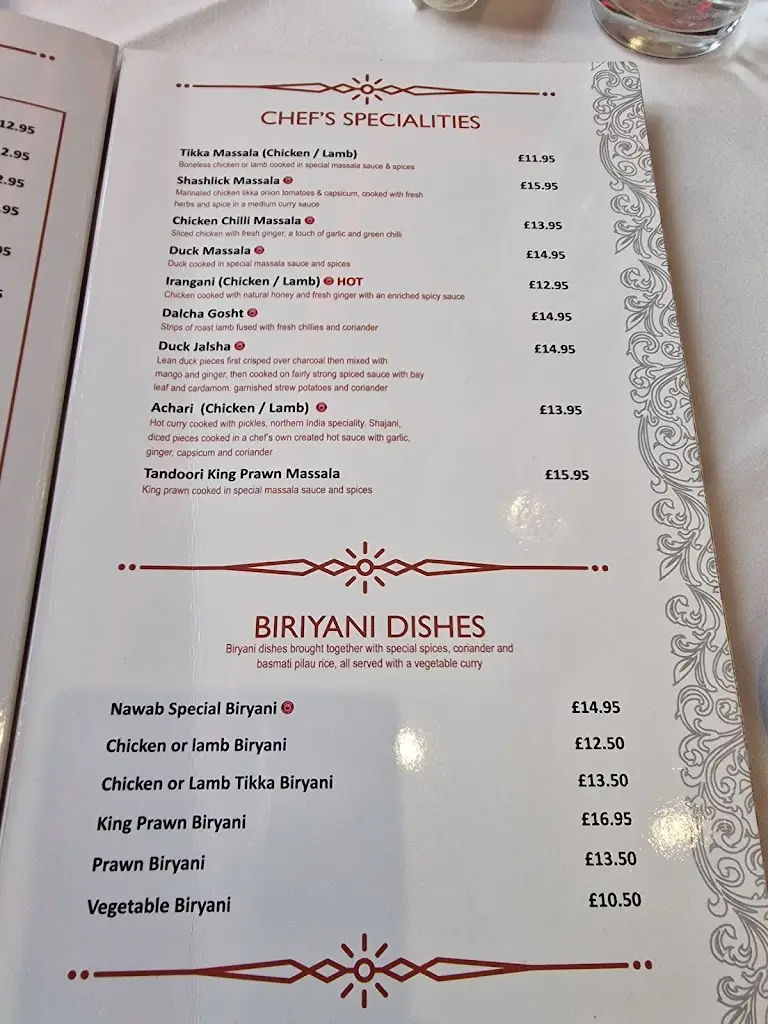 Menu_Nawab Lounge_Eaton Socon_image_3