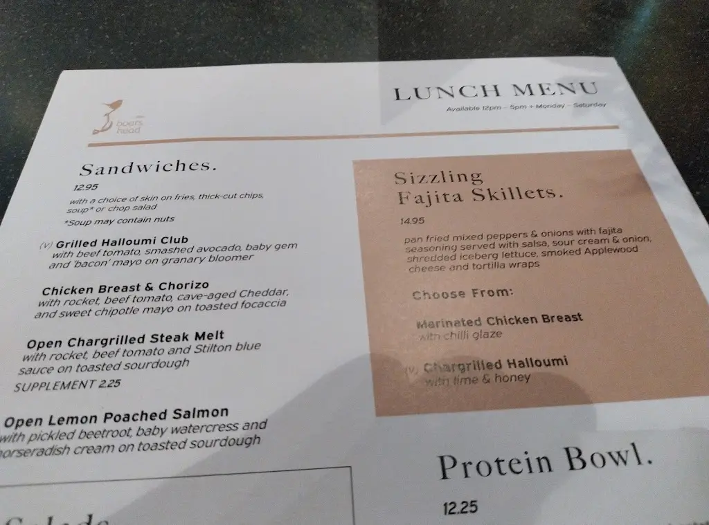 Menu_The Boars Head_Audlem_image_3