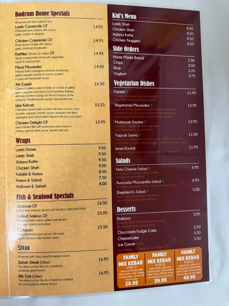 Menu_New Bodrum Turkish Restaurant | St Neots_Eaton Socon_image_2