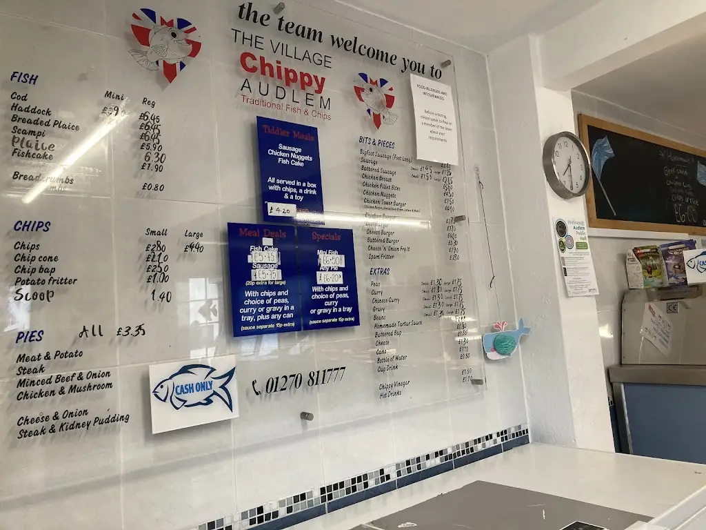 Menu_The Village Chippy Audlem_Audlem_immagine_1