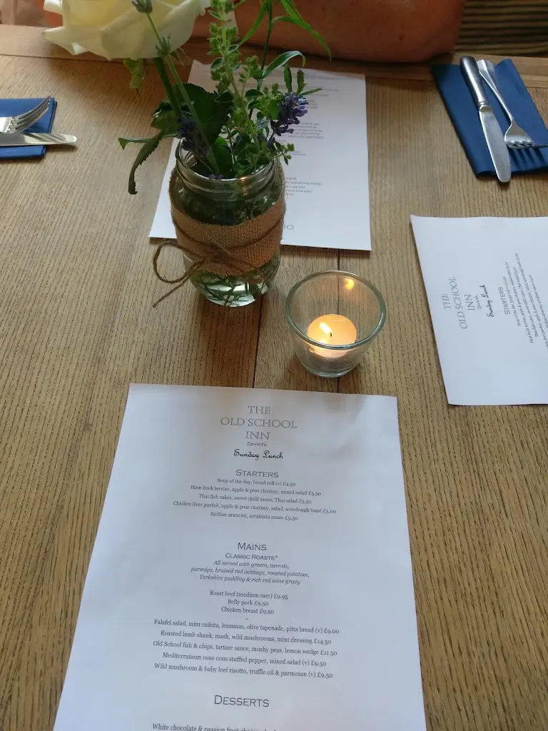 Menu_The Old School Inn_Epworth_image_1