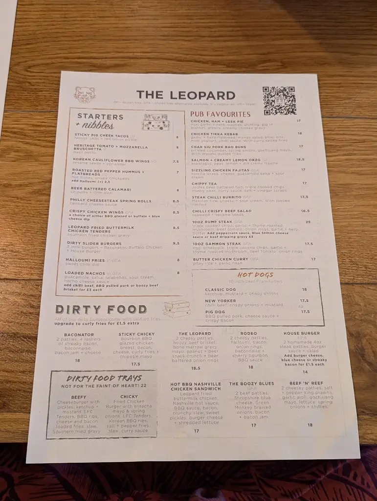 Menu_The Leopard_Audlem_immagine_4