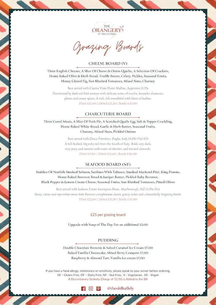 Menu_The Orangery Restaurant Ely_Ely_image_1