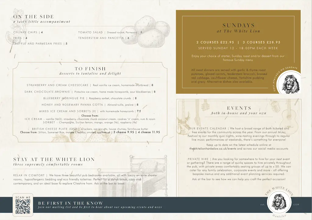 Menu_The White Lion Hankelow_Audlem_immagine_4