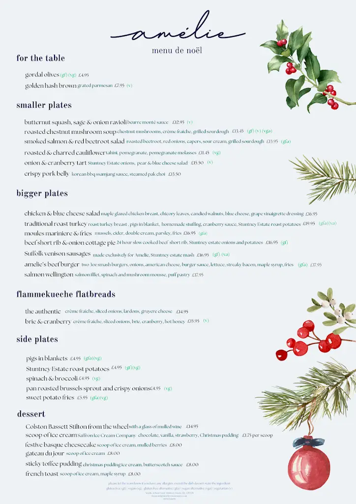 Menu_Amelie Restaurant at Ben's Yard_Ely_image_3