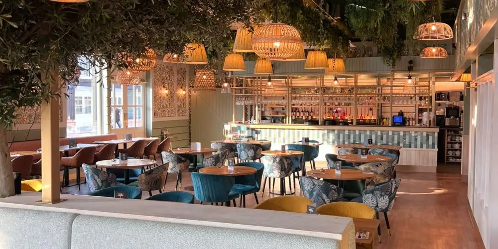 Amelie Restaurant at Ben's Yard restaurant in Ely