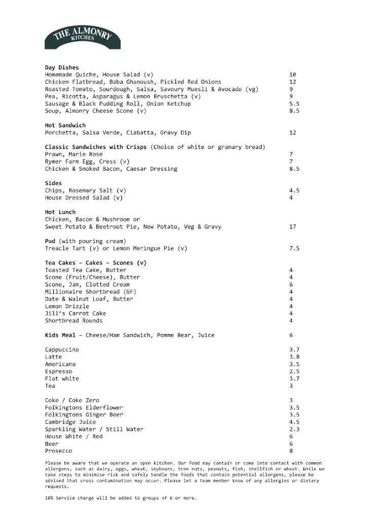 Menu_The Almonry Kitchen_Ely_image_1