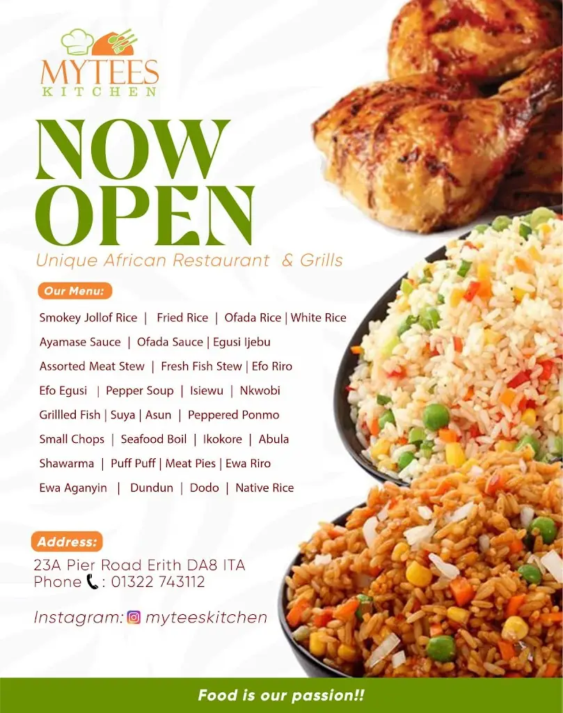 Menü_Mytees African Restaurant_Erith_Bild_1