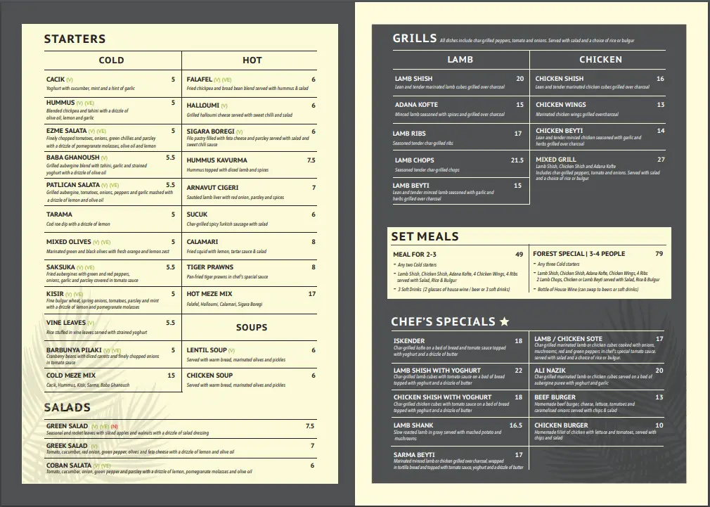 Menu_Forest Kitchen_Epping_image_1