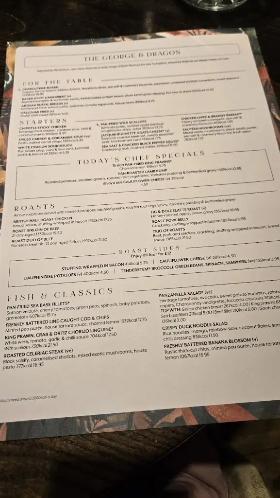 Menu_George & Dragon Epping_Epping_image_3